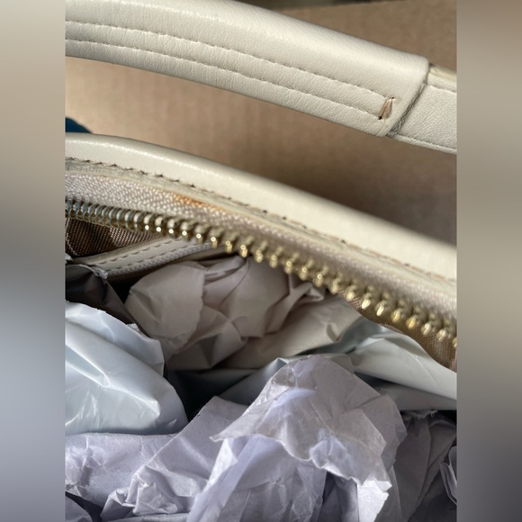 Coach Soho Large Ivory Glove Leather Hobo Shoulder Bag 9464 Y2K🔥 - Picture 5 of 15